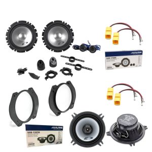 ALPINE Kit 6 altoparlanti per Fiat Multipla - SXE-1750S Anteriori - SXE-1325S Posteriori